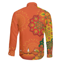 Happy Diwali India Family Matching Puletasi and Hawaiian Shirt With Rangoli Patterns - Wonder Print Shop