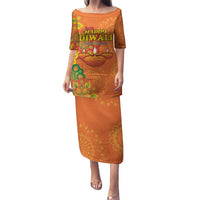 Happy Diwali India Family Matching Puletasi and Hawaiian Shirt With Rangoli Patterns - Wonder Print Shop