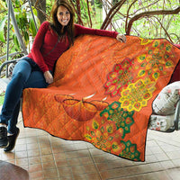 Happy Diwali India Quilt With Rangoli Patterns - Wonder Print Shop