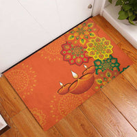 Happy Diwali India Rubber Doormat With Rangoli Patterns - Wonder Print Shop