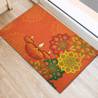 Happy Diwali India Rubber Doormat With Rangoli Patterns - Wonder Print Shop