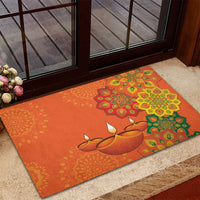 Happy Diwali India Rubber Doormat With Rangoli Patterns - Wonder Print Shop