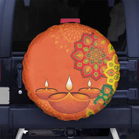 Happy Diwali India Spare Tire Cover With Rangoli Patterns - Wonder Print Shop