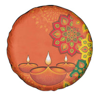 Happy Diwali India Spare Tire Cover With Rangoli Patterns - Wonder Print Shop