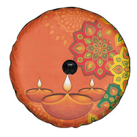 Happy Diwali India Spare Tire Cover With Rangoli Patterns - Wonder Print Shop