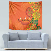 Happy Diwali India Tapestry With Rangoli Patterns - Wonder Print Shop