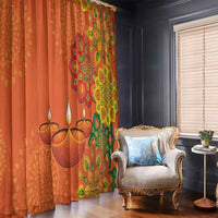 Happy Diwali India Window Curtain With Rangoli Patterns - Wonder Print Shop
