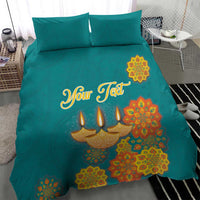 Personalized India Diwali Bedding Set Festival Of Light With Diya - Wonder Print Shop