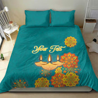 Personalized India Diwali Bedding Set Festival Of Light With Diya - Wonder Print Shop
