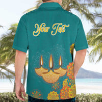 Personalized India Diwali Hawaiian Shirt Festival Of Light With Diya - Wonder Print Shop