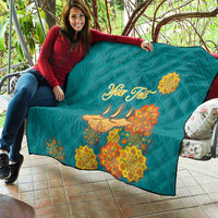 Personalized India Diwali Quilt Festival Of Light With Diya - Wonder Print Shop