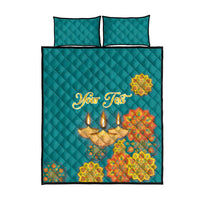 Personalized India Diwali Quilt Bed Set Festival Of Light With Diya - Wonder Print Shop
