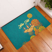 Personalized India Diwali Rubber Doormat Festival Of Light With Diya - Wonder Print Shop