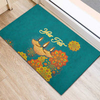 Personalized India Diwali Rubber Doormat Festival Of Light With Diya - Wonder Print Shop