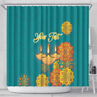 Personalized India Diwali Shower Curtain Festival Of Light With Diya