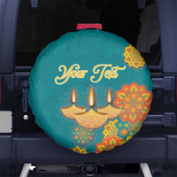 Personalized India Diwali Spare Tire Cover Festival Of Light With Diya - Wonder Print Shop