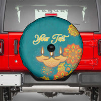 Personalized India Diwali Spare Tire Cover Festival Of Light With Diya - Wonder Print Shop