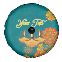 Personalized India Diwali Spare Tire Cover Festival Of Light With Diya - Wonder Print Shop
