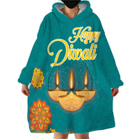 Personalized India Diwali Wearable Blanket Hoodie Festival Of Light With Diya - Wonder Print Shop