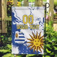 Custom Uruguay Independence Day Garden Flag Sol de Mayo With Grunge Urban - Wonder Print Shop