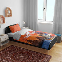 Custom US Navy Veteran Bedding Set With Camouflage Pattern - Wonder Print Shop