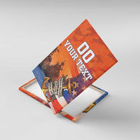 Custom US Navy Veteran Canvas Wall Art With Camouflage Pattern - Wonder Print Shop