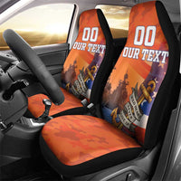 Custom US Navy Veteran Car Seat Cover With Camouflage Pattern - Wonder Print Shop