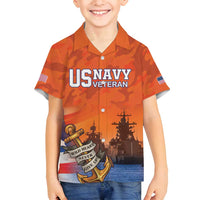 Custom US Navy Veteran Family Matching Summer Maxi Dress and Hawaiian Shirt With Camouflage Pattern - Wonder Print Shop