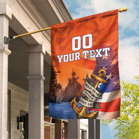 Custom US Navy Veteran Garden Flag With Camouflage Pattern - Wonder Print Shop