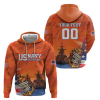 Custom US Navy Veteran Hoodie With Camouflage Pattern - Wonder Print Shop