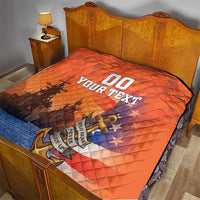 Custom US Navy Veteran Quilt With Camouflage Pattern - Wonder Print Shop
