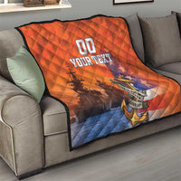 Custom US Navy Veteran Quilt With Camouflage Pattern - Wonder Print Shop