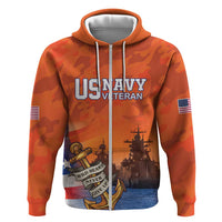 Custom US Navy Veteran Zip Hoodie With Camouflage Pattern - Wonder Print Shop