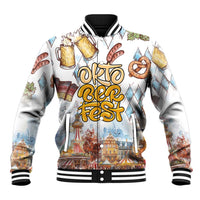 German Oktoberfest Beer Baseball Jacket Heritage Beer Riesenrad Joy - Wonder Print Shop