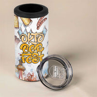 German Oktoberfest Beer 4 in 1 Can Cooler Tumbler Heritage Beer Riesenrad Joy - Wonder Print Shop