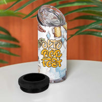 German Oktoberfest Beer 4 in 1 Can Cooler Tumbler Heritage Beer Riesenrad Joy - Wonder Print Shop