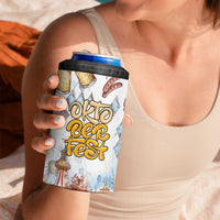 German Oktoberfest Beer 4 in 1 Can Cooler Tumbler Heritage Beer Riesenrad Joy - Wonder Print Shop