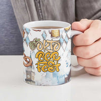 German Oktoberfest Beer Ceramic Mug Heritage Beer Riesenrad Joy - Wonder Print Shop