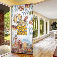 German Oktoberfest Beer Door Cover Heritage Beer Riesenrad Joy - Wonder Print Shop
