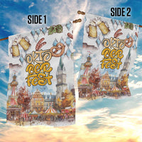 German Oktoberfest Beer Garden Flag Heritage Beer Riesenrad Joy - Wonder Print Shop