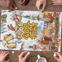 German Oktoberfest Beer Puzzle Heritage Beer Riesenrad Joy - Wonder Print Shop