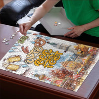 German Oktoberfest Beer Puzzle Heritage Beer Riesenrad Joy - Wonder Print Shop