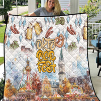 German Oktoberfest Beer Quilt Heritage Beer Riesenrad Joy - Wonder Print Shop