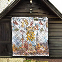 German Oktoberfest Beer Quilt Heritage Beer Riesenrad Joy - Wonder Print Shop