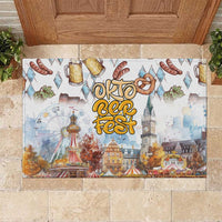 German Oktoberfest Beer Rubber Doormat Heritage Beer Riesenrad Joy - Wonder Print Shop