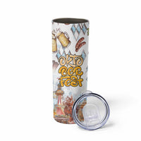 German Oktoberfest Beer Skinny Tumbler Heritage Beer Riesenrad Joy - Wonder Print Shop