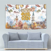 German Oktoberfest Beer Tapestry Heritage Beer Riesenrad Joy - Wonder Print Shop
