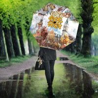 German Oktoberfest Beer Umbrella Heritage Beer Riesenrad Joy - Wonder Print Shop
