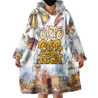 German Oktoberfest Beer Wearable Blanket Hoodie Heritage Beer Riesenrad Joy - Wonder Print Shop