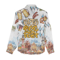 German Oktoberfest Beer Women Casual Shirt Heritage Beer Riesenrad Joy - Wonder Print Shop